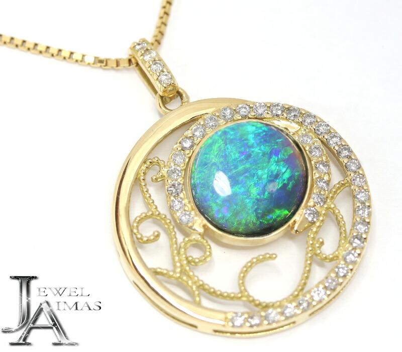 【３日間セール】ブラックオパール　Pt900 ペンダント 楽天市場】極上 ブラックオパール 5.26ct ネックレス PT900