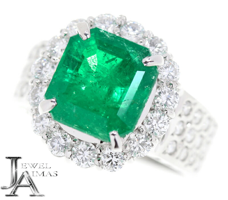 楽天市場】ザンビア産エメラルド ビビッドグリーン 2.1ct ダイヤモンド 