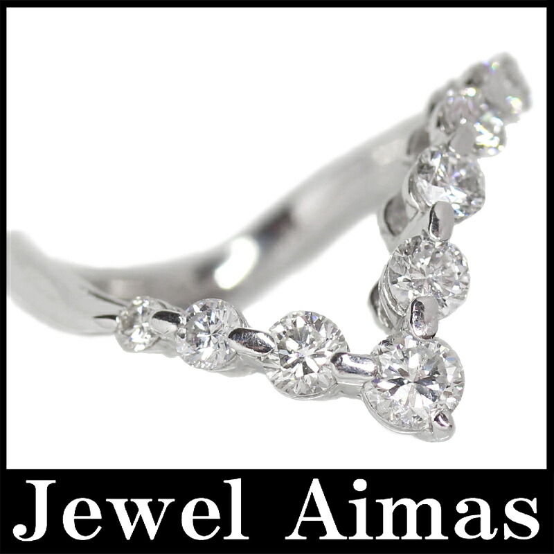 V字 プラチナ 14号 Pt900 ダイヤモンド ジュエリー Pt900 Zpjz ジュエル プラチナ リング ダイヤモンド リング 1ct アイマス お試し価格