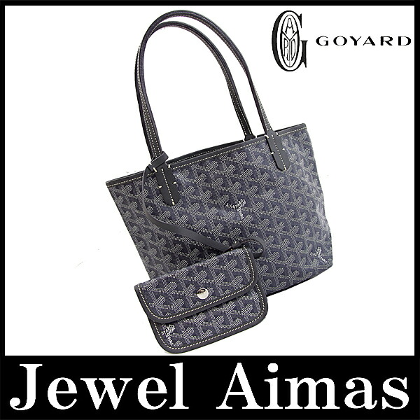 楽天市場 新品 Goyard ゴヤール サンルイ ジュニア Jr ハンド トート バッグ グリ グレー 伊勢丹限定 180個 中古 ジュエル アイマス
