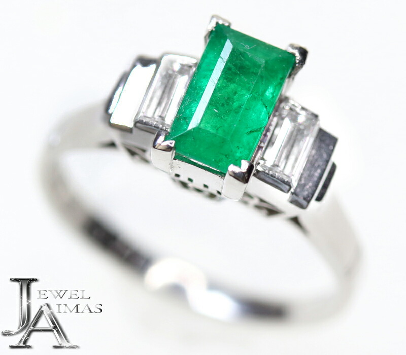 楽天市場】エメラルド 4.32ct リング 12号 PT900 プラチナ 指輪