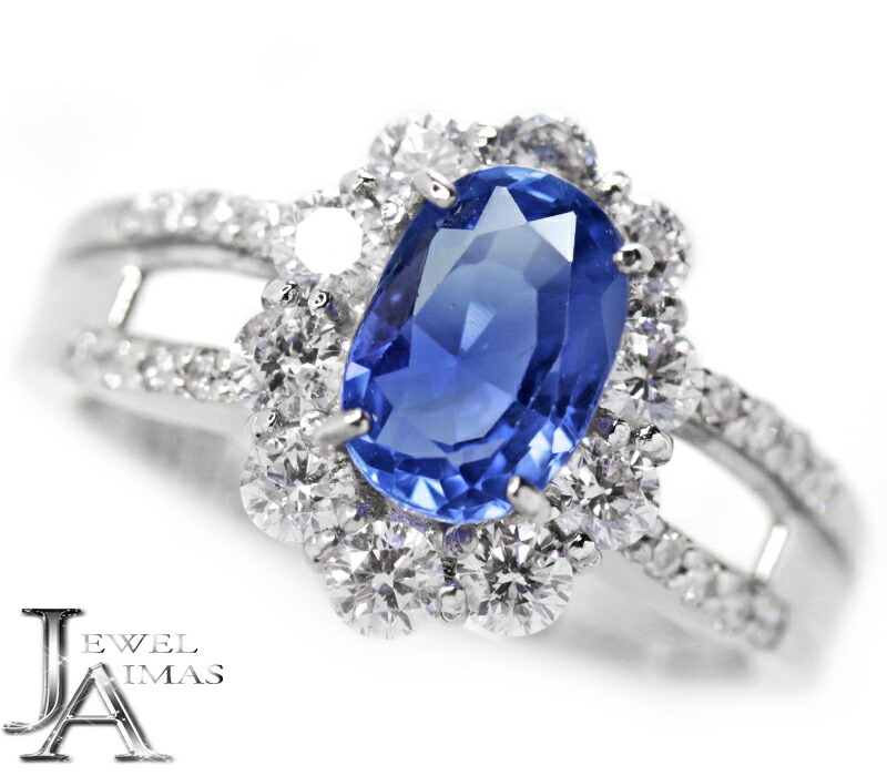 楽天市場】非加熱ブルーサファイア 2.677ct リング 12号 PT900