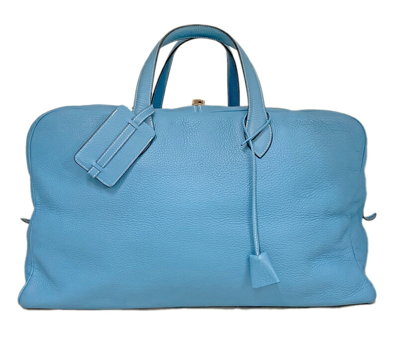 HERMES エルメス バック　ヴィクトリア2 12 エルメス/ビジネスバッグ/ヴィクトリア2 12H/ブルーイドラ