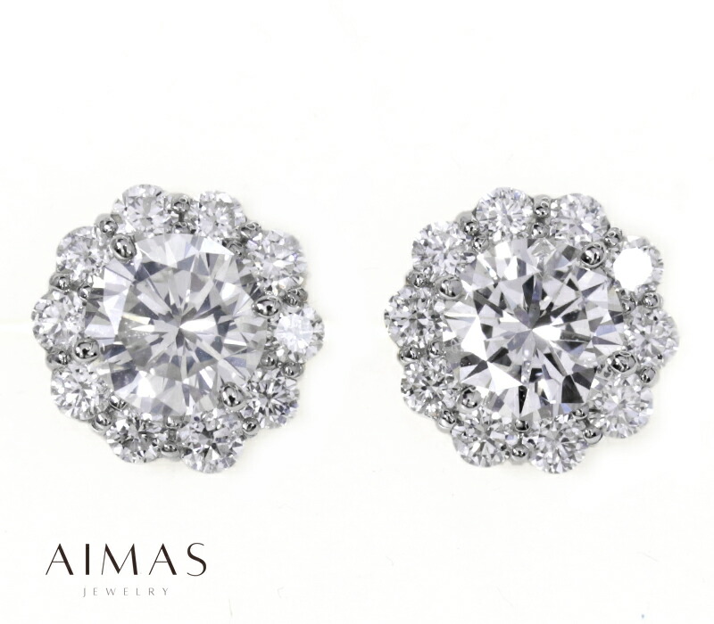 楽天市場】メインダイヤモンド 0.621ct (H SI2) / 0.685ct (I I1  