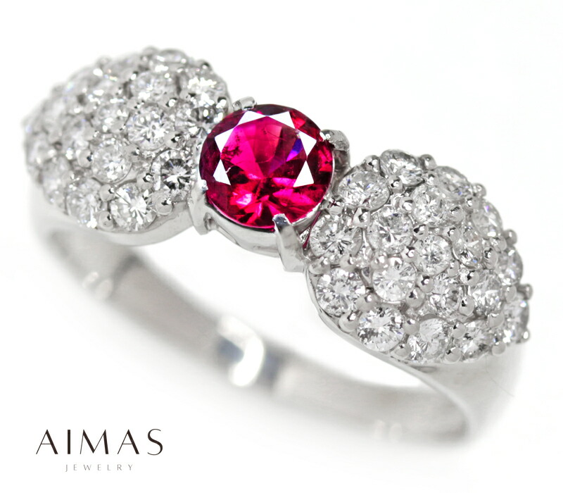 楽天市場】レッドベリル リング K18 指輪（レッドエメラルド S）10号