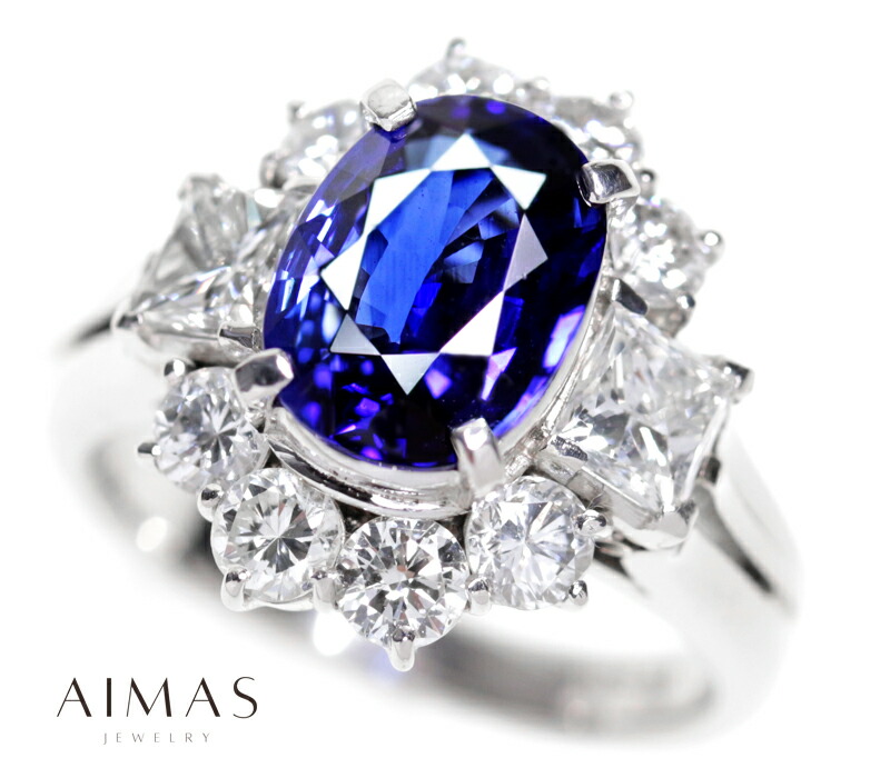 楽天市場】ロイヤルブルーサファイア 1.47ct リング 12号 PT900 楽天市場】ロイヤルブルーサファイア 1.47ct リング 12号 PT900