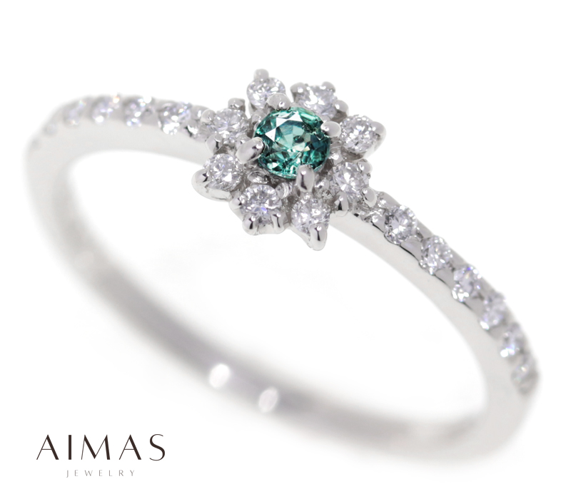 楽天市場】アレキサンドライト 0.55ct リング 7号 PT900