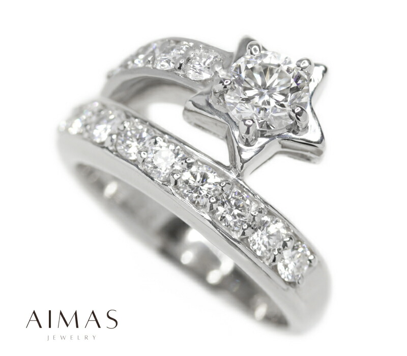 STAR JEWELRY プラチナ ダイヤモンドリング 0.070カラット 限定1点】ピンクダイヤモンド プラチナリング(TINSEL ETERNITY