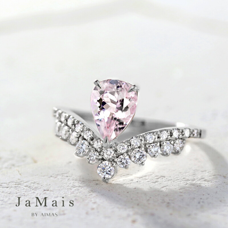 楽天市場】【JaMais】Tiara ‐ティアラ‐ モルガナイト 約0.85ct リング