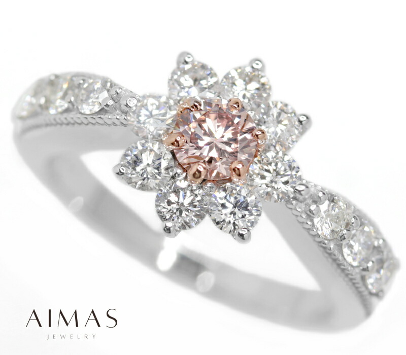 楽天市場】【ｾｰﾙ】ピンクダイヤモンド 0.339ct (FANCY ORANGY PINK SI2