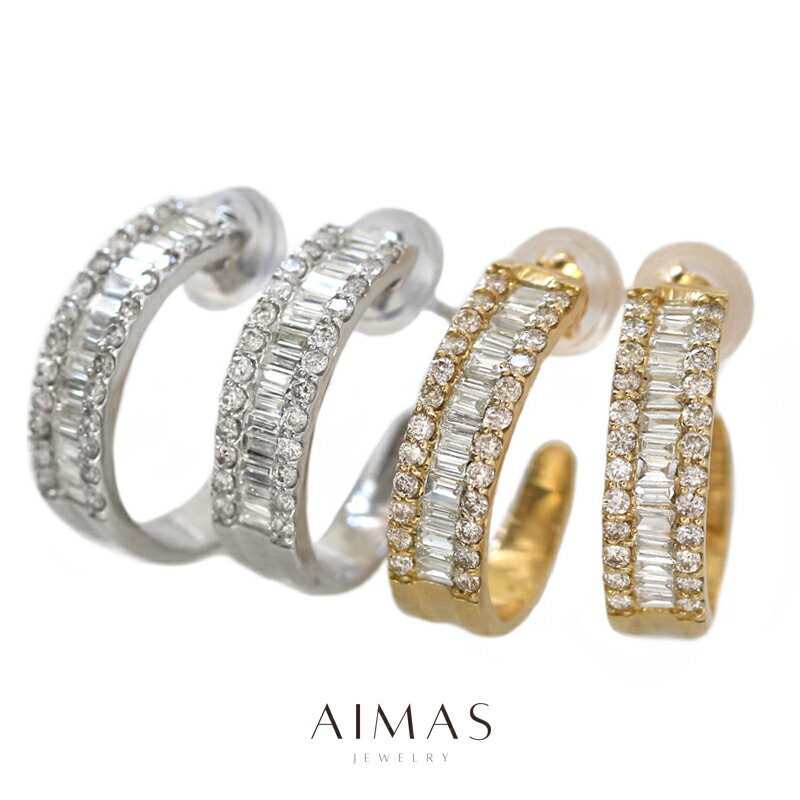 楽天市場】【選べる】ダイヤモンド 0.5ct/0.5ct ピアス PT900