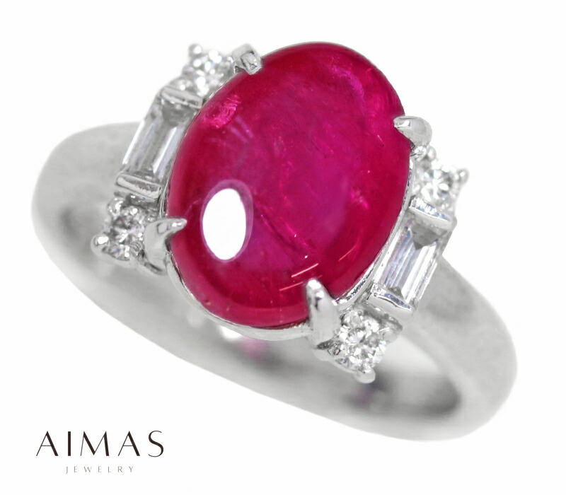 楽天市場】極上！ ミャンマー（ビルマ）産ルビー 2.16ct リング