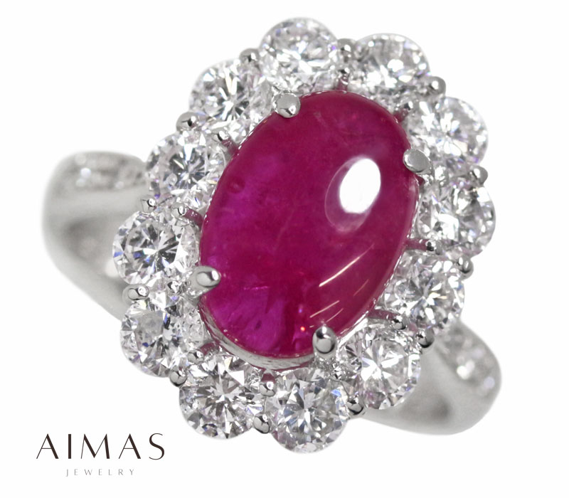 楽天市場】極上！ ミャンマー（ビルマ）産ルビー 2.16ct リング