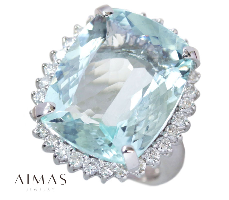 楽天市場】アクアマリン 5.51ct リング 11号 PT900 プラチナ