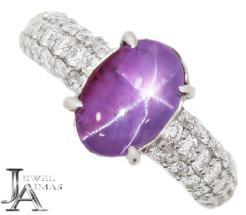 楽天市場】スリランカ産パープルスターサファイア 11.99ct