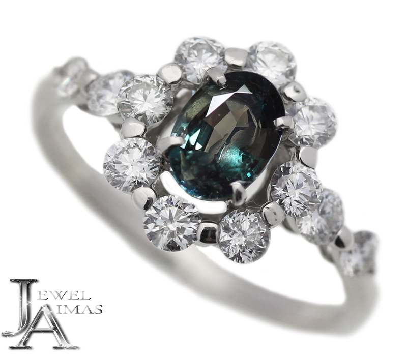 楽天市場】アレキサンドライト 0.55ct リング 7号 PT900