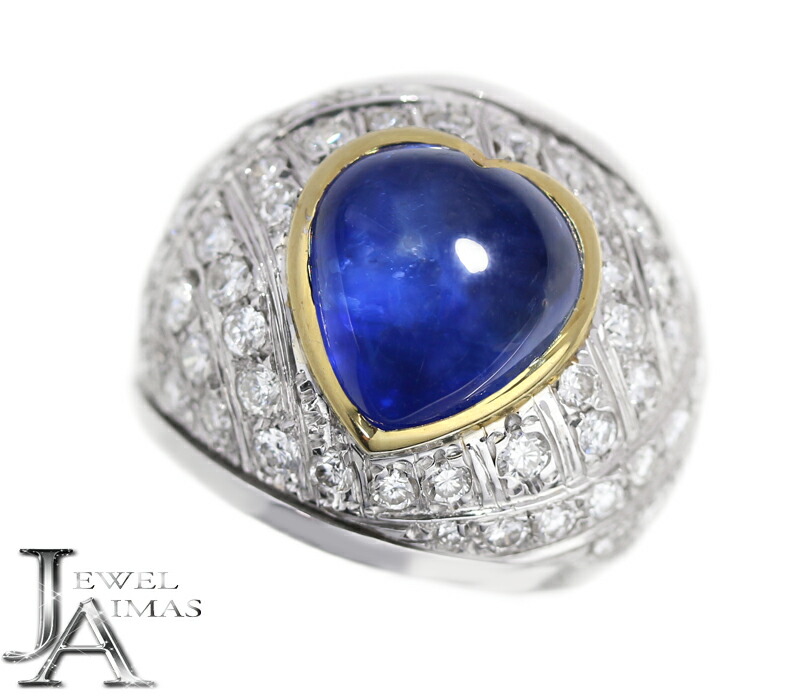 楽天市場】ブルーサファイア 11.24ct リング 8号 PT900 プラチナ