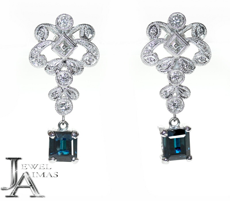 楽天市場】タンザナイト 0.93ct/0.93ct ピアス PT900 プラチナ ブルー