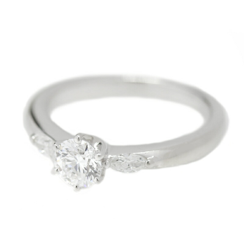 タサキ 田崎真珠 ダイヤモンド D Vs 1 3ex Tasaki 中古 指輪 リング Rzy Mu ジュエル アイマス 3excellent 0 41ct サイドメレダイヤモンド 0 11ct エンゲージ ソリティア リング 婚約指輪 8号 Pt1000 純プラチナ トリプルエクセレント 女性の憧れ