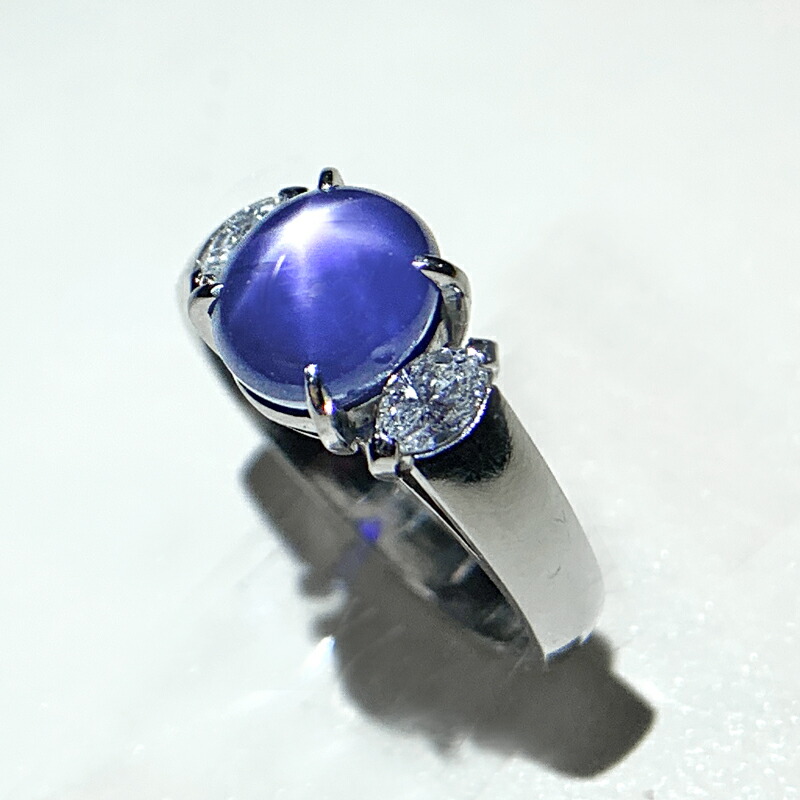 Sale10 ブルースターサファイア 3 27ct ダイヤモンド 0 28ct サファイアリング 12号 Pt900 プラチナ 非加熱サファイア ノーヒート No Heating 中古 ジュエリー Rzje T Mozago Com