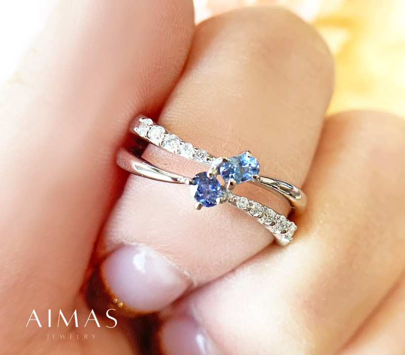 楽天市場】【号数をお選びください】ベニトアイト 0.06ct リング