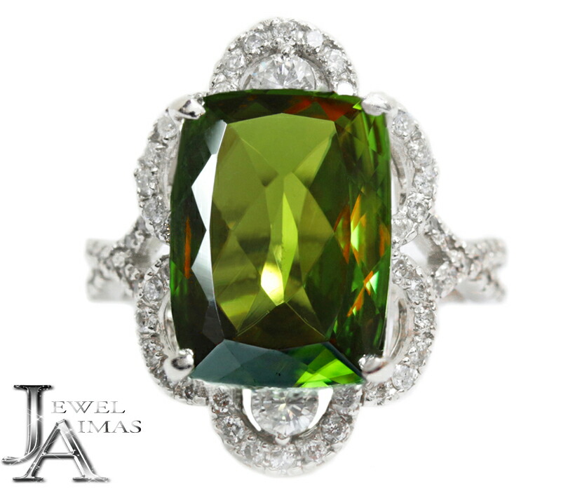 楽天市場】スフェーン 16.41ct リング 13号 PT900 プラチナ