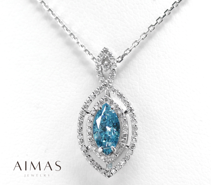 楽天市場】トリートアイスブルーダイヤモンド 0.398ct (FANCY