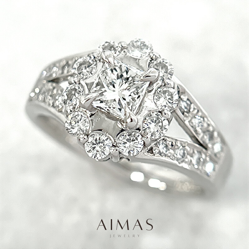 楽天市場】ピンクダイヤモンド 0.161ct リング 12号 PT900