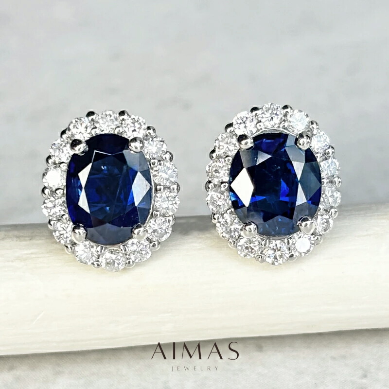 楽天市場】ブルーサファイア 3ct/3ct前後 ピアス PT900 プラチナ