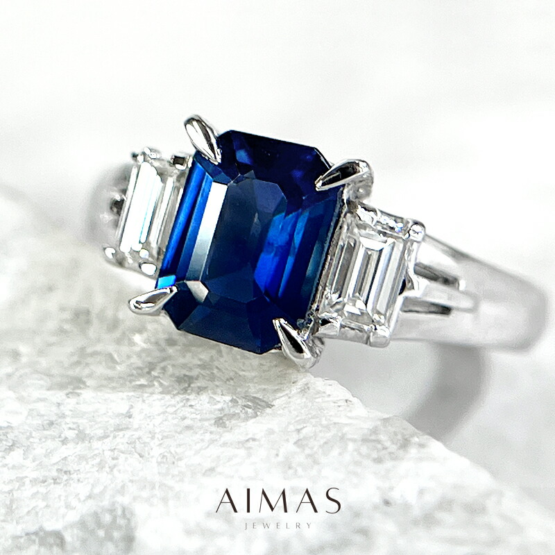 楽天市場】ブルーサファイア 1.13ct リング 13号 PT900 プラチナ