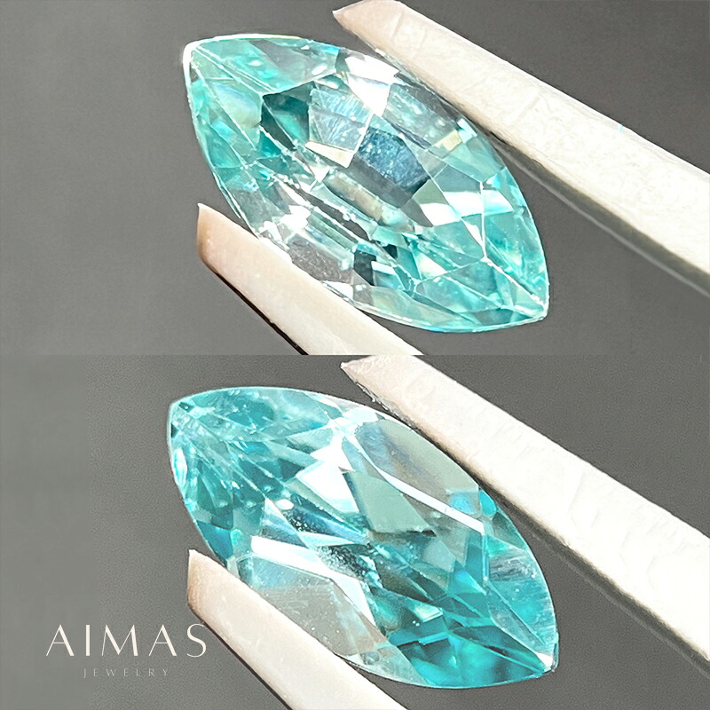 【2点セット】 ブルージルコン 計3.51ct ルース 2ピース1ペア ◆ マーキスカット ブルージルコンルース 12月誕生石 裸石 【ルース 送料無料】RRZ.E/BS 【製品へのオーダー加工承ります】｜アイマス
