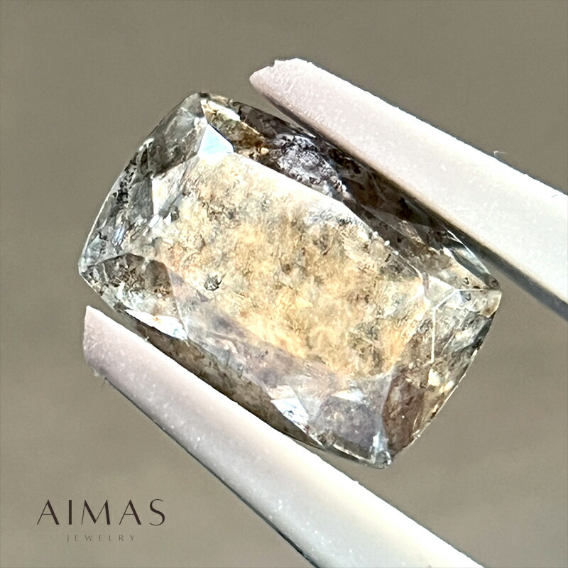 エメラルドカット　大粒アクアマリン　2ct エメラルドカットサンタマリアアクアマリン ダイヤモンドリング