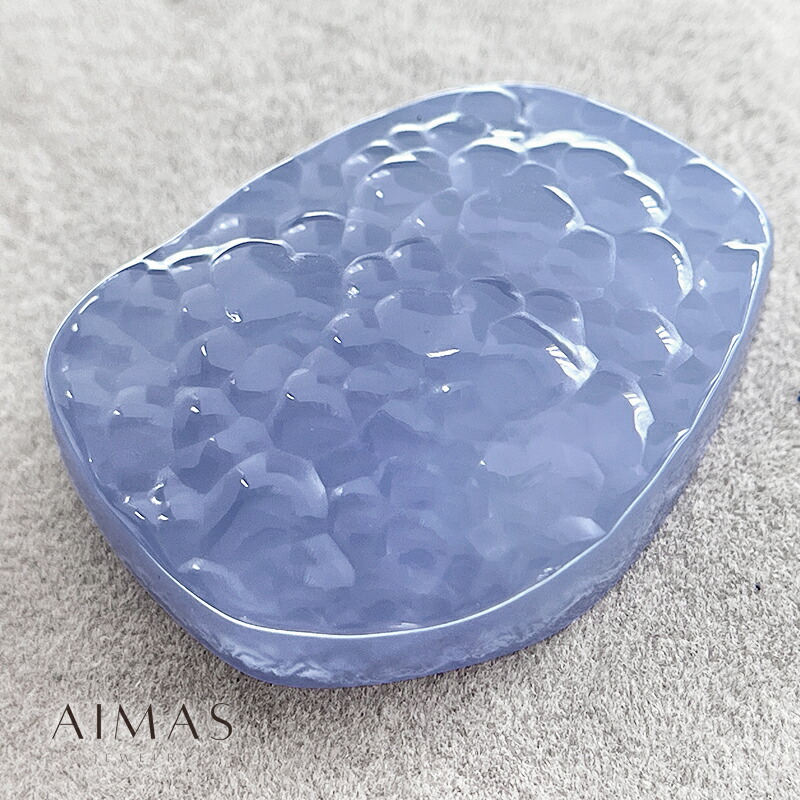 楽天市場】ブルーカルセドニー 65.915ct ルース ◇ オーバル