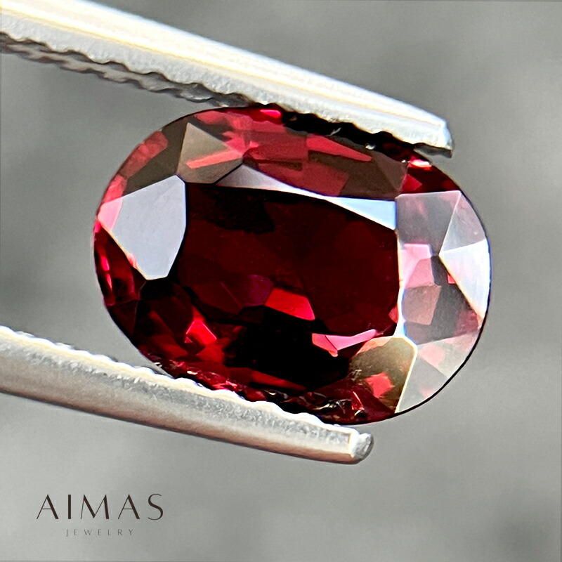 楽天市場】レッドスピネル 1.256ct ルース ◇ オーバルカット 楕円