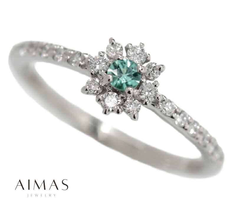 楽天市場】ブラジル産パライバトルマリン 0.06ct リング 12.5号/13号