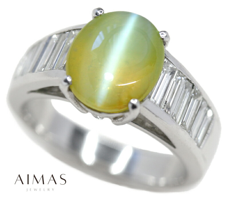 楽天市場】【ｾｰﾙ】クリソベリルキャッツアイ 3.02ct ダイヤモンド