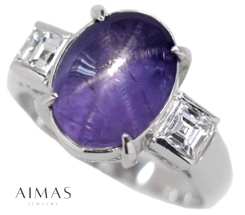 楽天市場】スリランカ産パープルスターサファイア 11.99ct