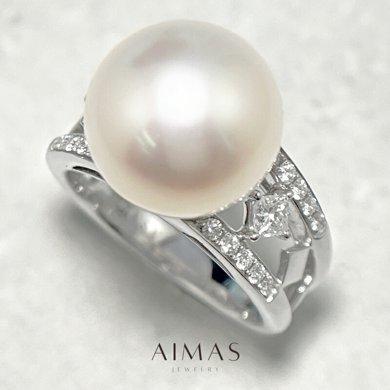 楽天市場】【ジュエリー】TASAKI 田崎真珠 ダイヤ シェル リング D0