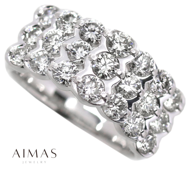 楽天市場】ダイヤモンド 2.88ct リング 16.5号 PT900 プラチナ