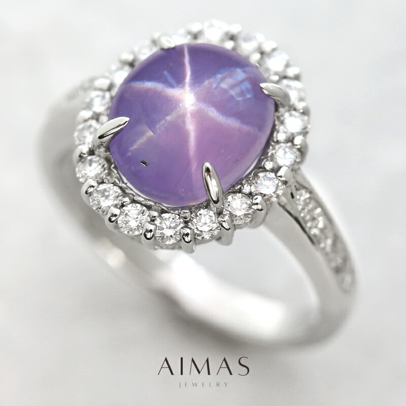 楽天市場】スリランカ産パープルスターサファイア 11.99ct