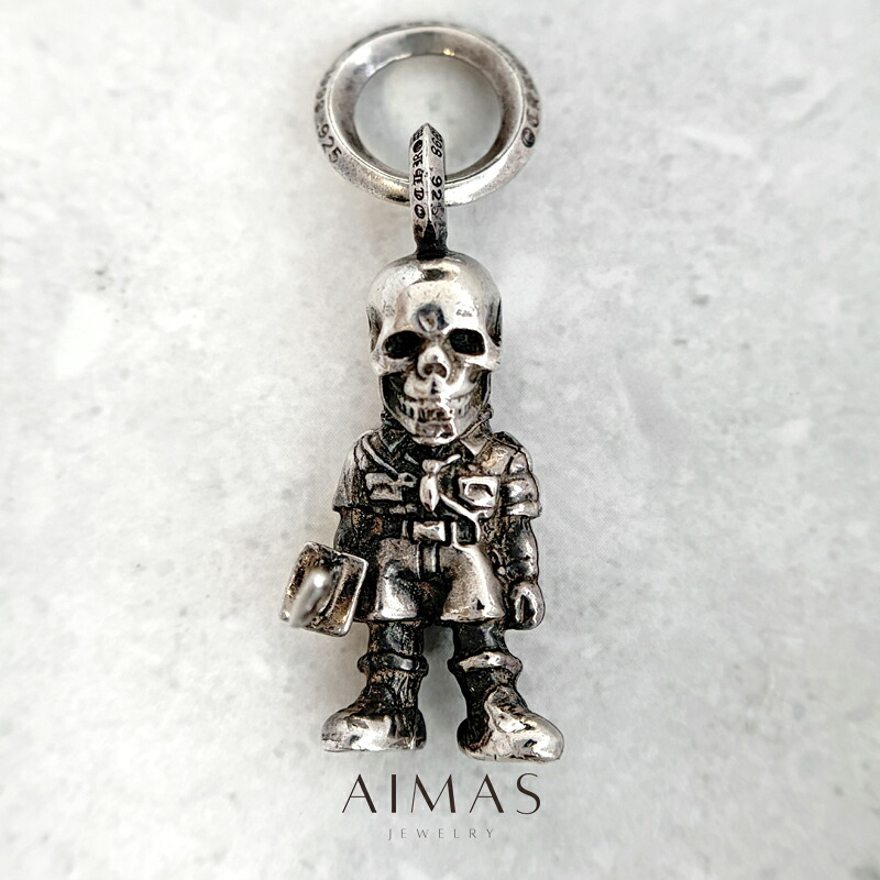 【CHROME HEARTS】クロムハーツ フォティ ペペ ペンダントトップ SV925 シルバー 銀 スターリングシルバー ペントップ スカル 髑髏 どくろ ドクロ 大ぶり 大きい 目立つ メンズジュエリー メンズペンダントトップ Brandj【中古】【ジュエリー】【送料無料】RLJZ.MA