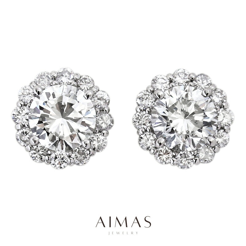 pt900 ダイヤモンド　1ct ピアス ダイヤモンド ピアス 1カラット プラチナ Pt900 合計1ct ダイヤ