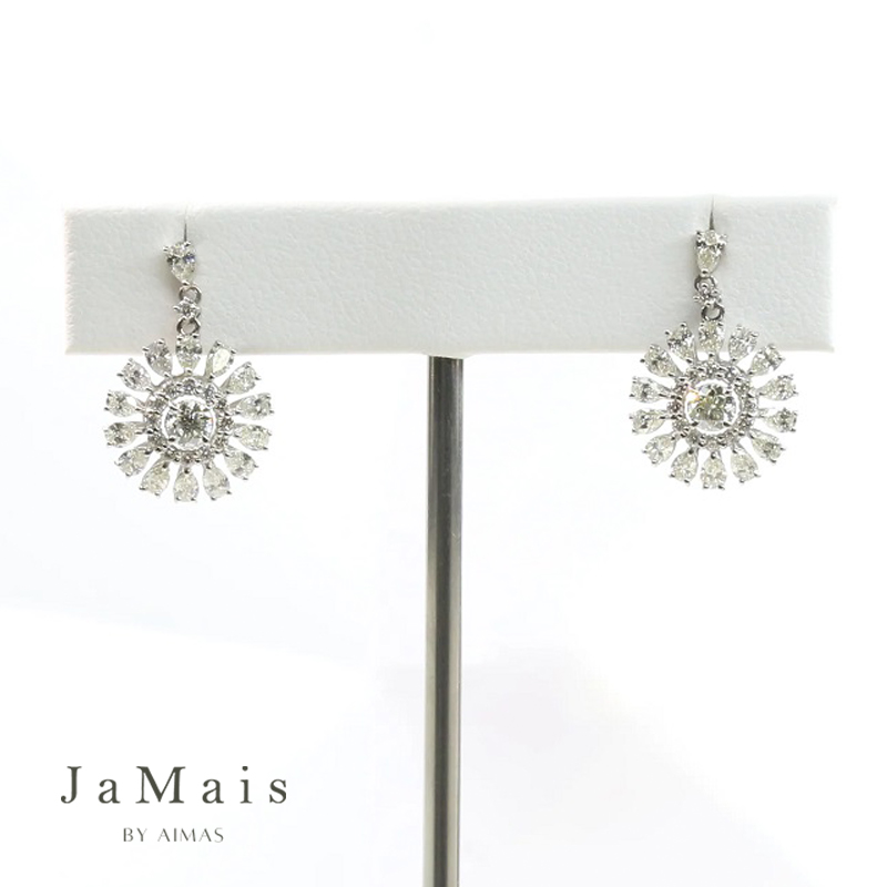 楽天市場】【JaMais】ダイヤモンド 0.52ct/0.52ct ピアス PT900