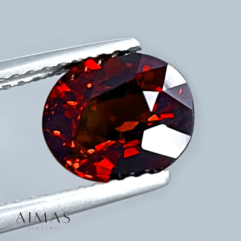 スぺサルティンガーネット 2.755ct ルース ◆ スペサタイトガーネット オーバルカット 楕円 マダガスカル産 2ctアップ スぺサルティンガーネットルース 1月誕生石 裸石 【ルース 送料無料】RRJZ.MA/BS 【製品へのオーダー加工承ります】