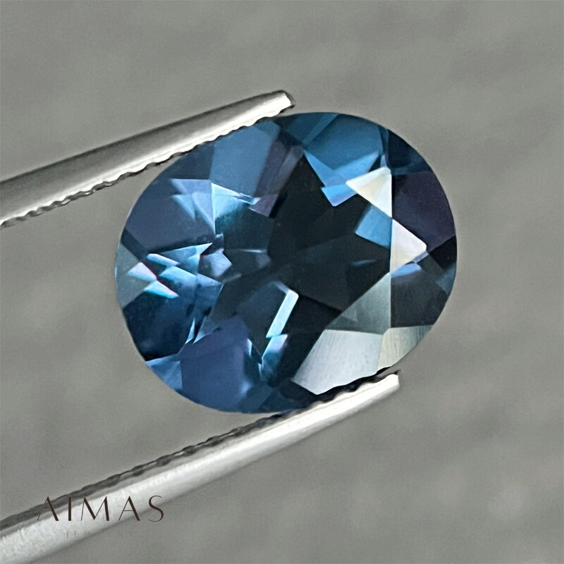 カラーチェンジフローライト 4.375ct ルース ◆ オーバル 楕円 カラチェン カラーチェンジフローライトルース 裸石【ルース 送料無料】RRJZ.MA/BS