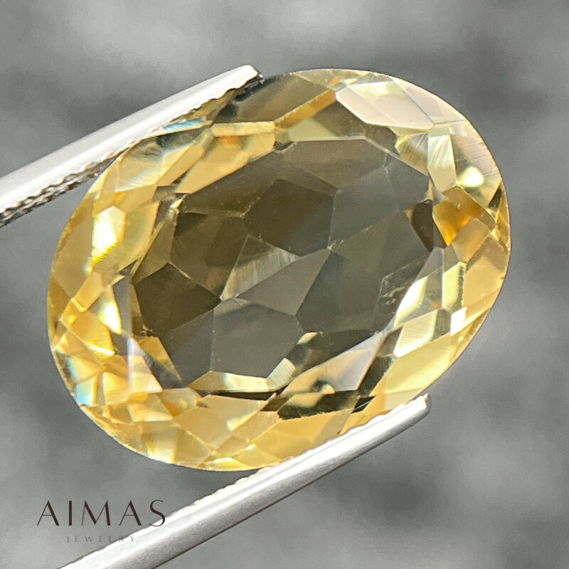 楽天市場】ゴールデンシトリン 12.75ct ルース ◇ オーバル