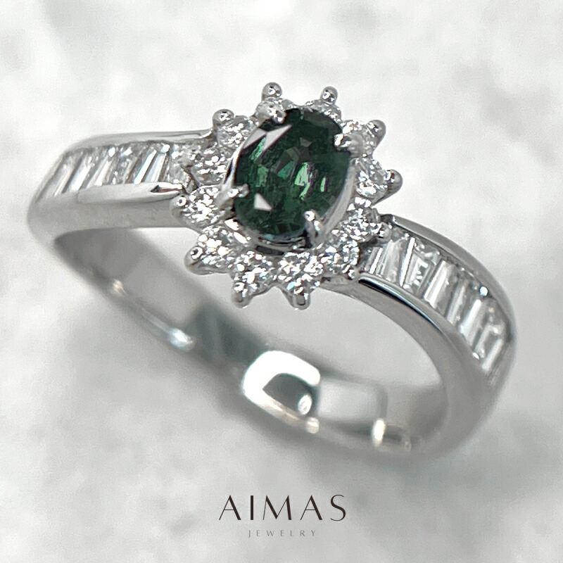専用　　Ptアレキサンドライト ダイヤモンドリング プラチナ ダイヤ 楽天市場】アレキサンドライト 0.45ct リング 11号 PT900
