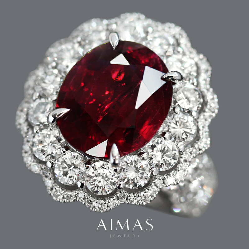 楽天市場】ルビー 1.16ct リング 13号 PT900 プラチナ