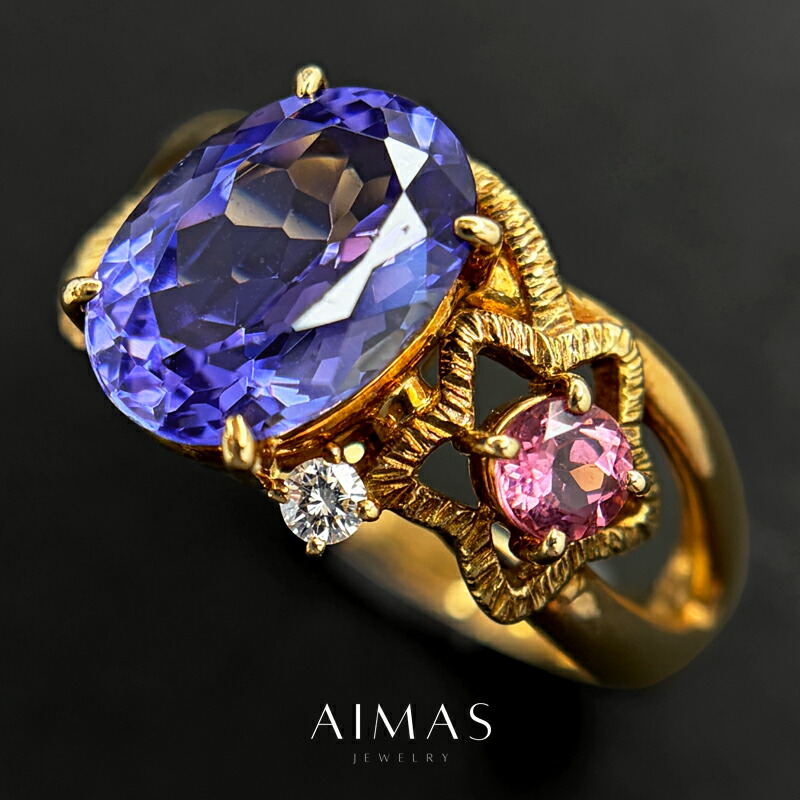 ISSHINDO 真珠リング ダイヤモンド付き 10.0mm 黒蝶真珠リング | Moon