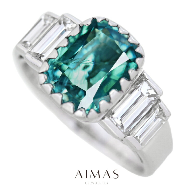 楽天市場】グリーンガーネット 2.67ct リング 13号 PT900